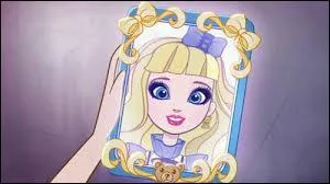 Qu'a Blondie Locks comme accessoire sur la tte ?