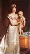 Dans quelle ville se trouvaient l'impratrice Marie-Louise et son fils (L'Aiglon) pendant la dure de l'exil ?