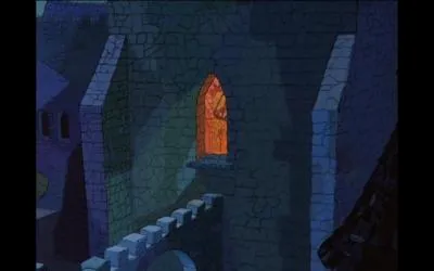 La tour du chteau qui hberge Merlin est extrmement confortable.