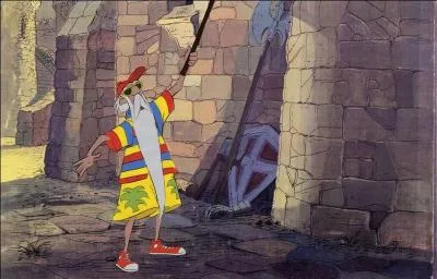 Dans la version franaise du dessin anim, Merlin part en vacances  Saint-Trop'. Dans quelle contre s'en va-t-il dans la version amricaine ?