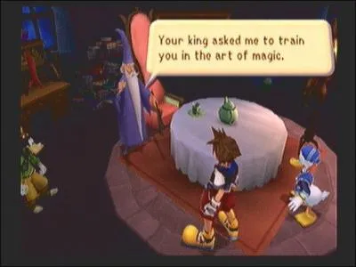 Dans quel jeu vido Merlin habite-t-il au fond d'une caverne, dans la ville de Traverse ?