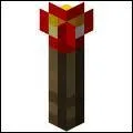 Combien de cbles de redstone, situs sur des blocs adjacents, peuvent alimenter une torche de redstone ?