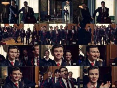 Quelle est la premire chanson que Blaine chante ?