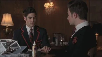 Qu'est-ce que Blaine a dit  Kurt avant qu'ils s'embrassent ?