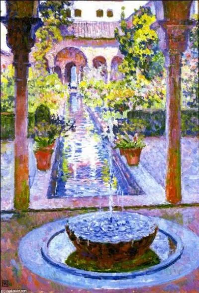Qui a peint La fontaine  Grenade ?