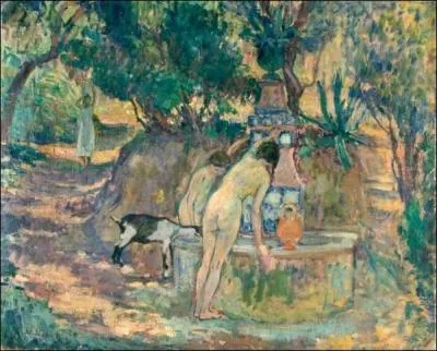 Qui a peint La fontaine de Saint Tropez ?