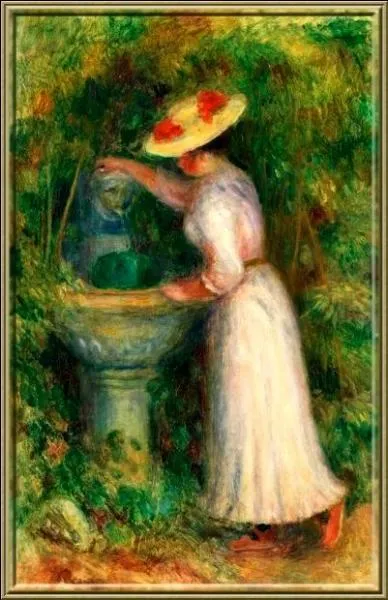 Qui a peint Scne de fontaine ?