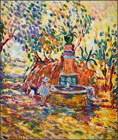 Qui a peint la fontaine ?