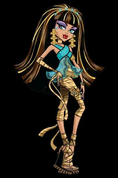 Couverte de bandelettes comme son pre, Clo de Nile est la fille de :