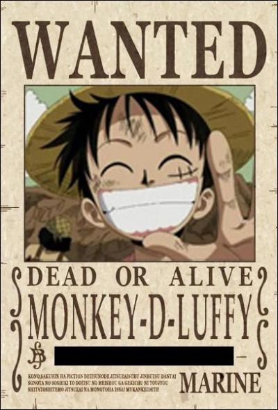 A combien s'lve la prime de Luffy ?