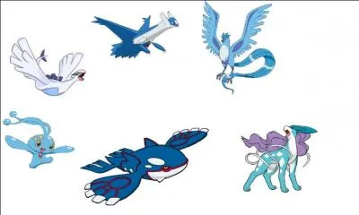 Lesquels de ces Pokmon sont de type eau ?