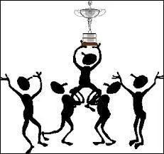 Remplacez le  ***  : Il a gagn *** mme triomph.