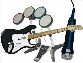 De quelle srie de jeux proviennent ces instruments de musique ?