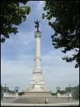 Quelle grande ville de l'Ouest de la France abrite le clbre monument aux Girondins, rig entre 1894 et 1902 en mmoire des dputs girondins victimes de la Terreur ?