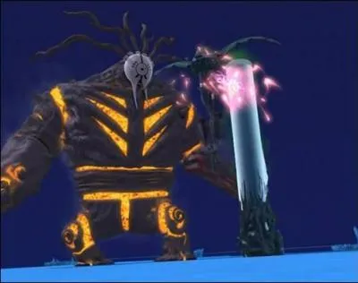 Ce monstre est le Kolosse c'est un gant humanode, Ulrich a russi  le vaincre. Quelle a t sa technique ?