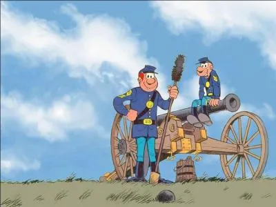 Quels sont les grades des deux hros des  Tuniques bleues  ?