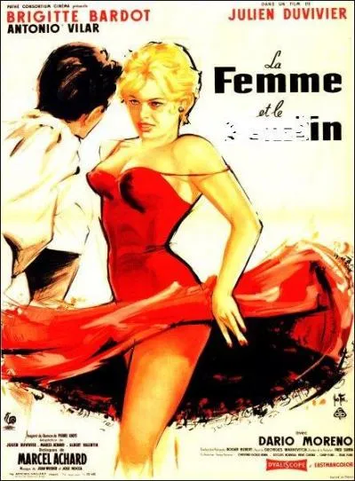 De qui tait accompagne  La femme  dans le titre du film de Julien Duvivier sorti en 1959 et tir du roman ponyme de Pierre Lous ?
