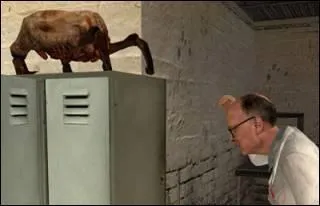 Grce au Dr. Kleiner, Lamarr (son crabe de tte) ne peut plus...