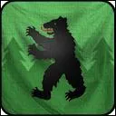 Le blason de la maison Mormont est :