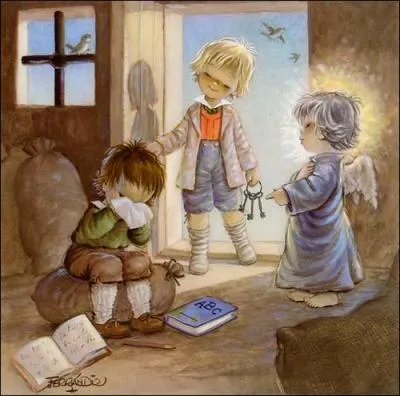 Dieu ordonna  Hugo de travailler, et depuis ...