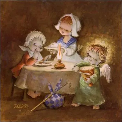 Dieu demanda  Johnny de manger et ...