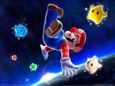 Quel est le jeu vido o Mario part dans l'espace ?