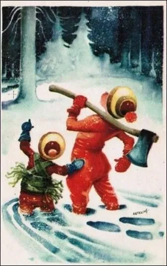 Dieu ordonna à Léonard de couper du bois, alors ...