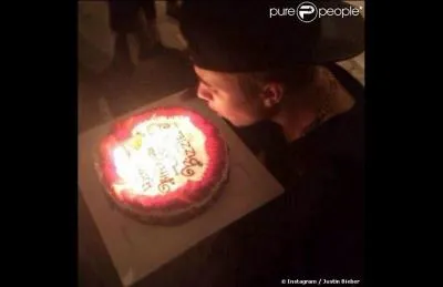 Quel jour est n Justin ?