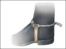 Comment s'appelle ce qu'on accroche quelques fois au pieds de nos bottes ?
