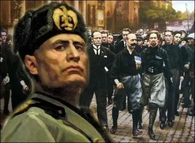 Sous l'Italie fasciste de Mussolini, quelle milice volontaire employait des mthodes expditives et faisait boire de l'huile de ricin aux protestataires ?