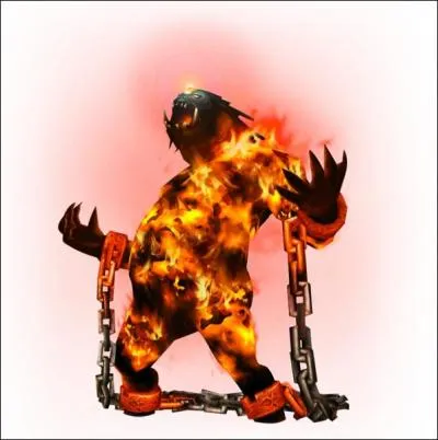 Quel est le nom du chef Goron qui s'est transform en Magmaudit ?