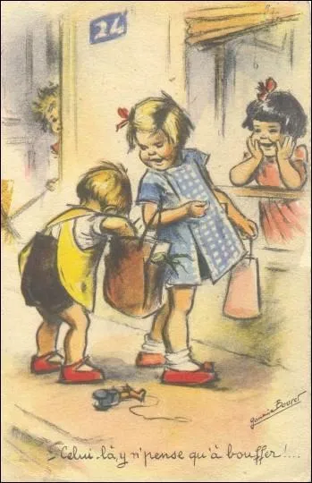 Vincent, conseiller financier de Dieu, avait refus de rgler la note exorbitante de Le Ntre pour l'amnagement du jardin d'Eden, mais Le Ntre envoya l'huissier, alors Dieu s'exclama ...