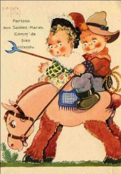 Dieu voulut que Jean mette des fers  son cheval, et alors ...