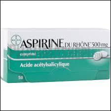 Le principe actif de l'aspirine se trouve entre autres dans l'corce d'un arbre. Lequel ?
