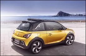 L'Opel Adam version baroudeuse donne a. Elle porte alors le nom de ...
