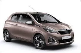 Cette petite Peugeot remplaante de la 107 s'appelle ...