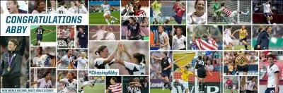 Avec combien de buts Abby Wambach dtient-elle le record de buts en slection ?