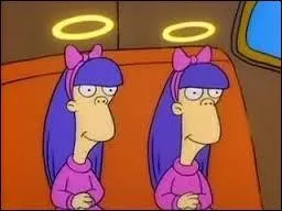 Comment s'appellent les jumelles chipies de l'cole de Springfield ?