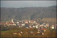 Voici une vue gnrale de la commune franc-comtoise de Mandeure. Elle se situe dans le dpartement n ...