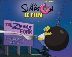 Quel groupe de rock se trouve en guest dans le film  Les Simpson  ?