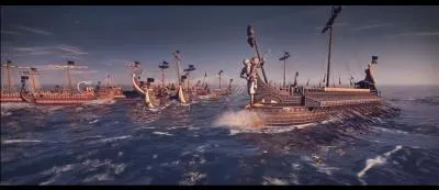 Le but poursuivi est d'peronner le bateau ennemi. Pour cela, il faut d'abord parvenir  casser le front de l'escadre adverse et  y semer la confusion. Plusieurs techniques ont alors t labores. Elles exigent bien entendu un entranement intensif et rigoureux de la part des rameurs. Citez-moi le nom d'une de ces manuvres.