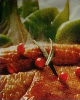 Une recette de saison avec de tendres lgumes : tendron/flanchet/poitrine de veau marin au romarin accompagn de -------- gourmands, ---------, et ----------- frais rissols.