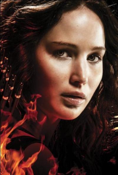 Quelle phrase d'encouragement le pre de Katniss adresse-t-il  celle-ci ?