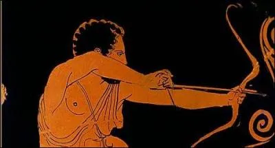 Il ---------- son arc et vise soigneusement sa cible, l'enjeu est de taille !