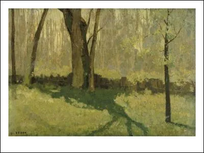 Qui a peint Sous-bois au printemps ?