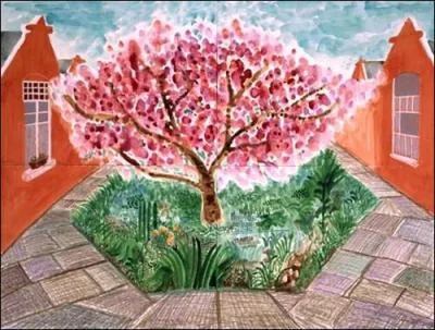 Qui a peint cet arbre fleuri au printemps ?