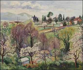 Qui a peint Paysage de Suisse au printemps ?