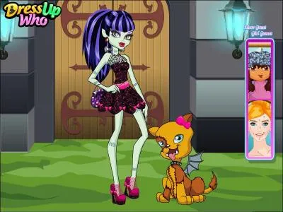 Comment s'appelle l'animal de compagnie de Frankie Stein ?