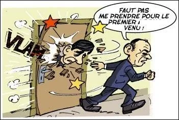 Il se mit dans une telle colre que (---)-dessus, il prit ------ porte et ------- claqua.