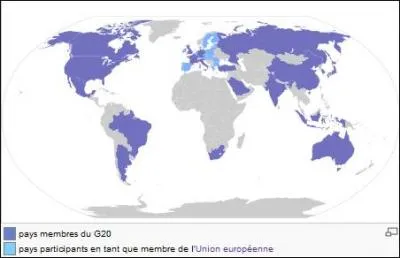La cration du G20 est-elle plus ou moins rcente que celle du G8 ?
